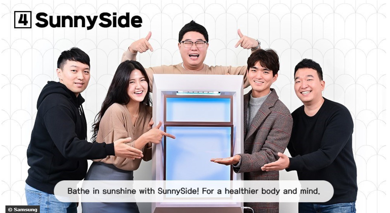  Samsung SunnyFive: la finestra artificiale intelligente