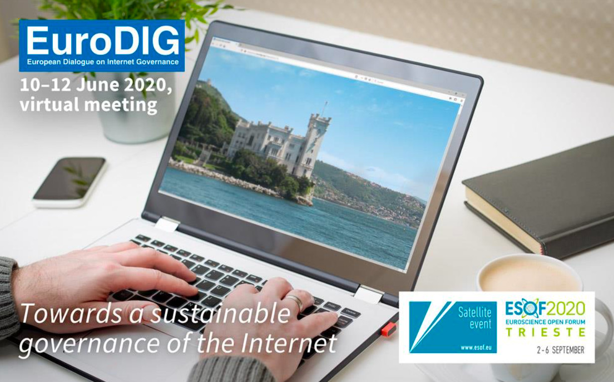  A ESOF2020 Trieste va in scena EuroDIG, European Dialogue on Internet Governance