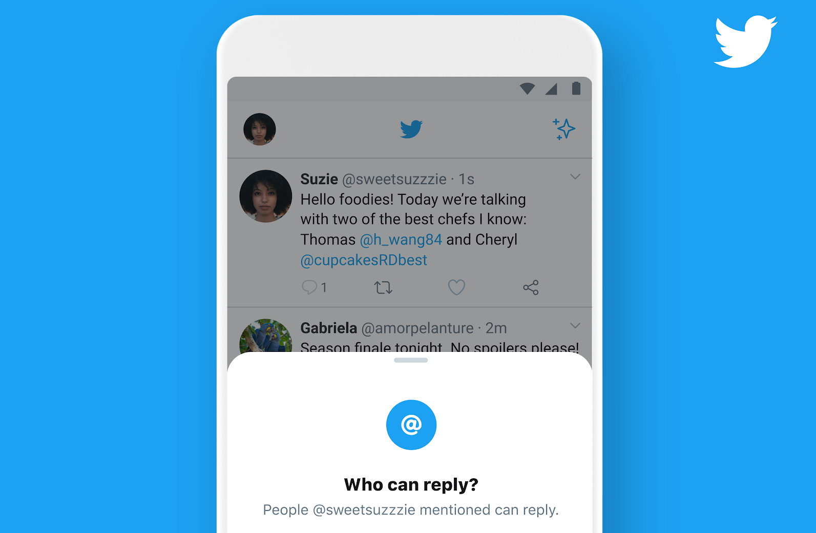  Twitter: nuova funzione per decidere chi far rispondere ai propri tweet