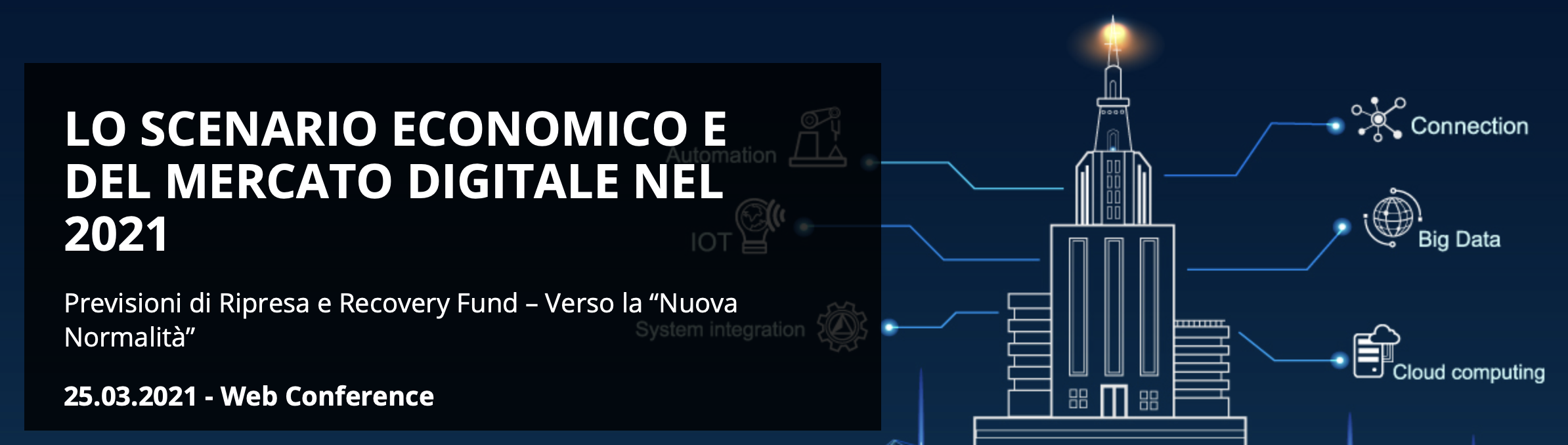 Lo scenario economico e del mercato digitale nel 2021