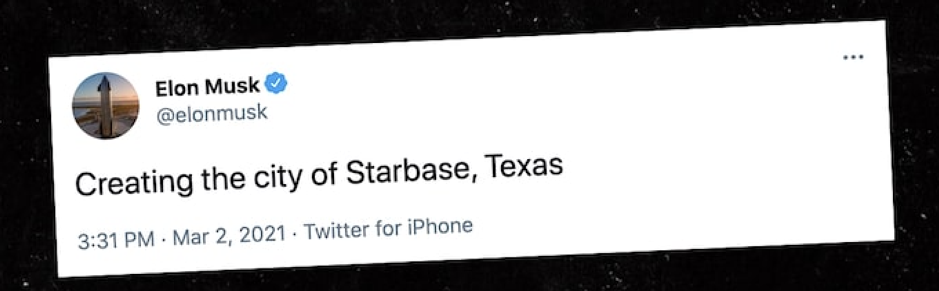 Starbase: la città utopica di Elon Musk