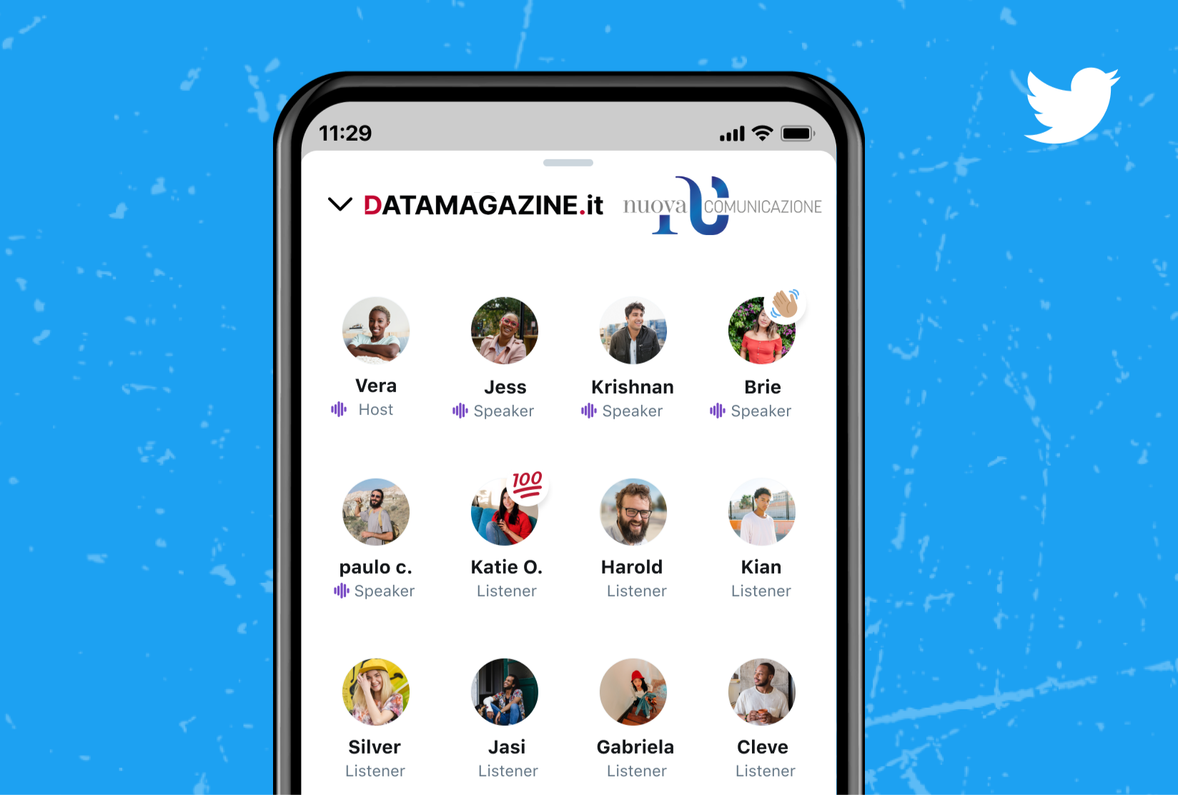 Twitter Spaces: parte oggi una nuova collaborazione tra Datamagazine.it e CittadinidiTwitter