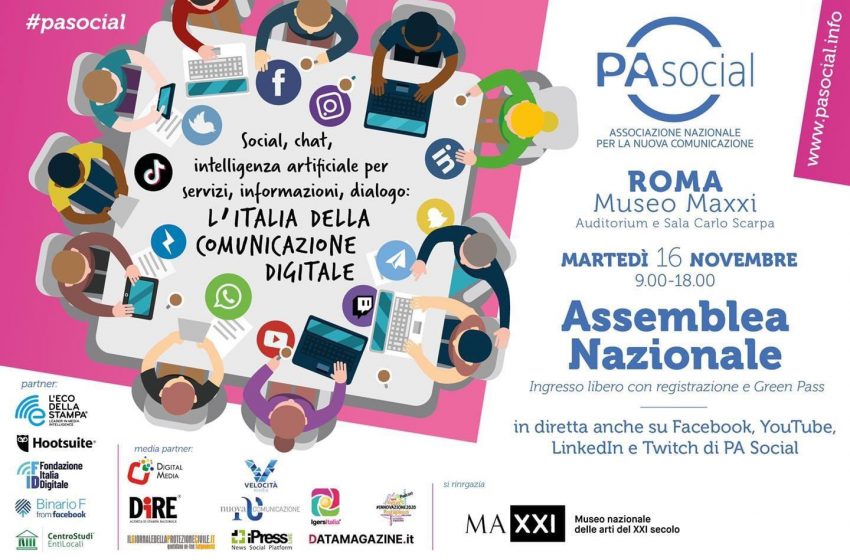  Assemblea Nazionale PA Social: domani l’Italia della comunicazione al Museo MAXXI