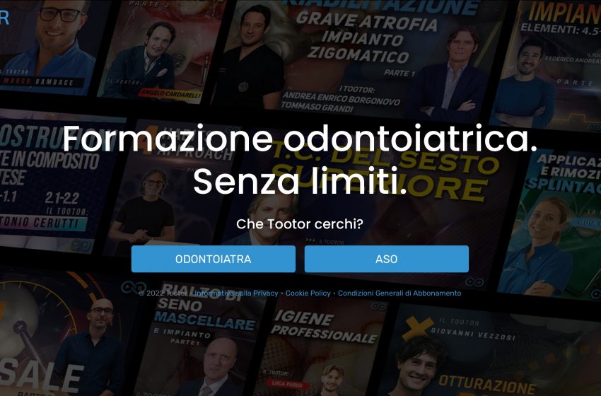 La formazione in odontoiatria continua e accessibile a tutti: nasce Tootor, la Netflix dei dentisti