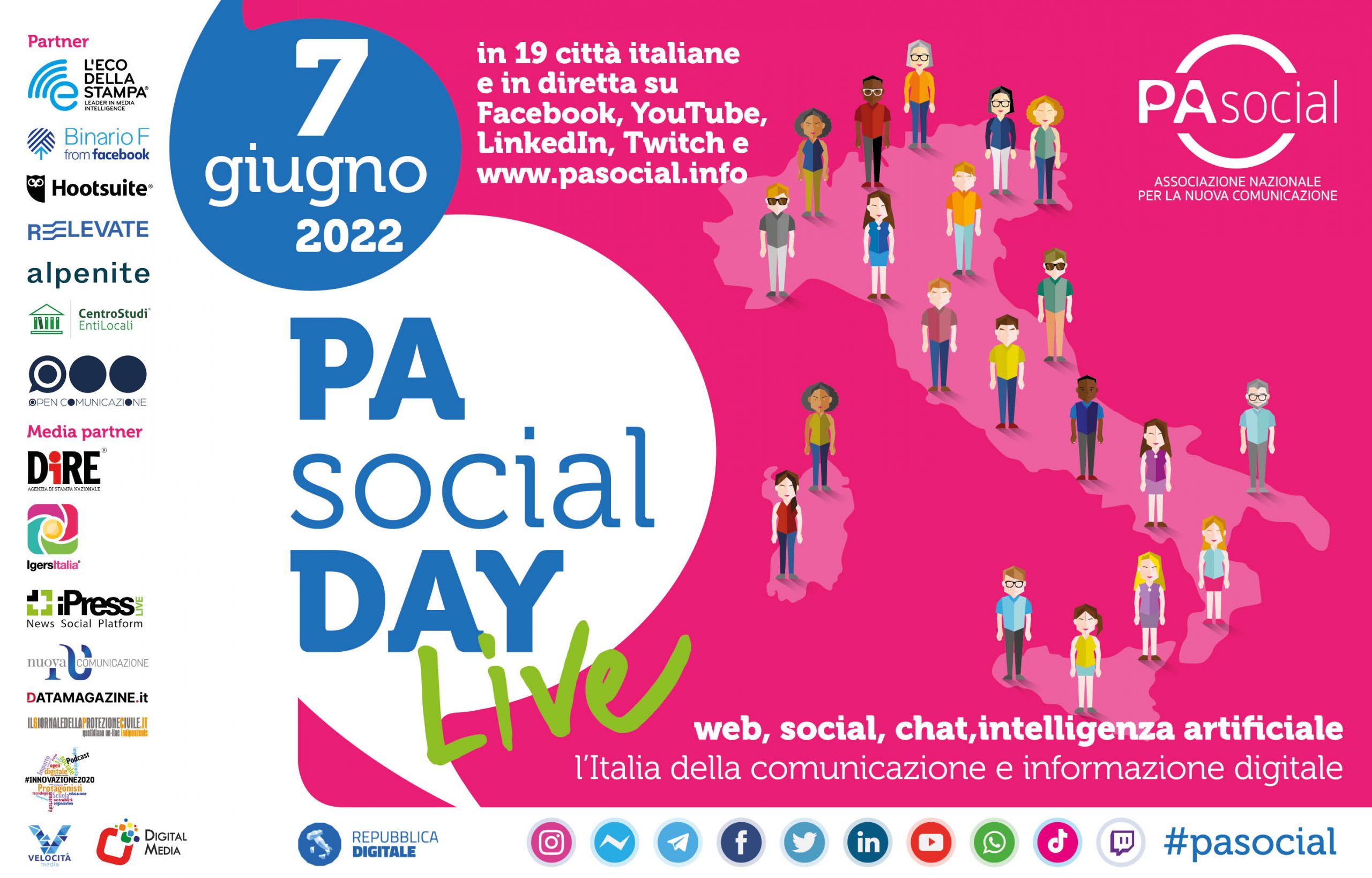 Comunicazione e digitale: il 7 giugno torna il PA Social Day