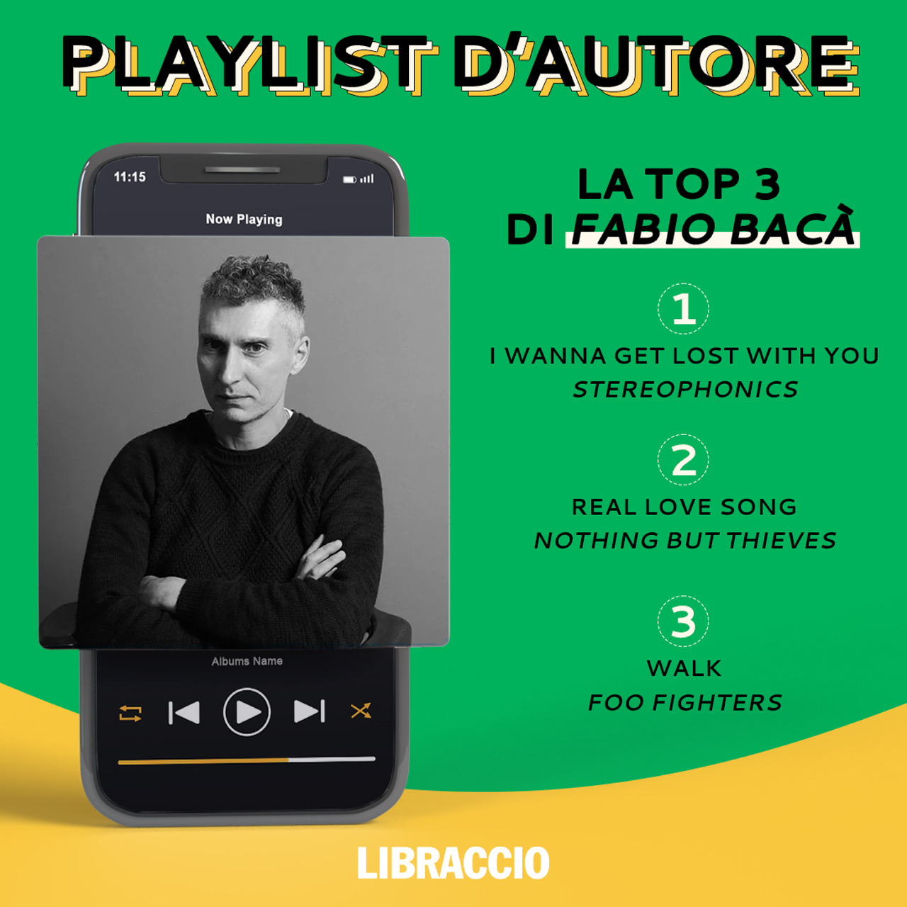 Libraccio lancia la Playlist d'Autore