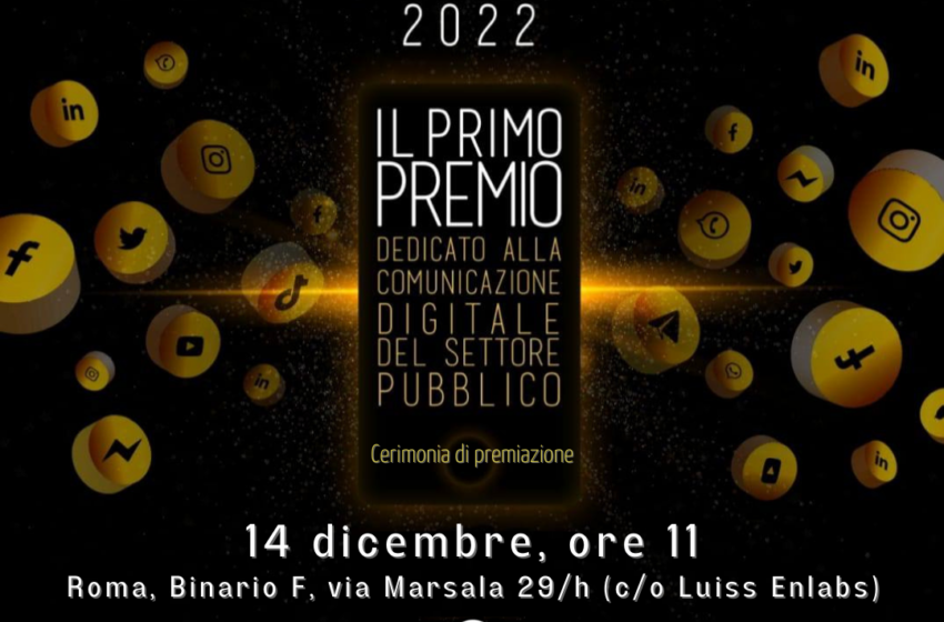  Smartphone d’Oro: il 14 dicembre a Roma premiate le migliori esperienze di comunicazione e informazione pubblica digitale