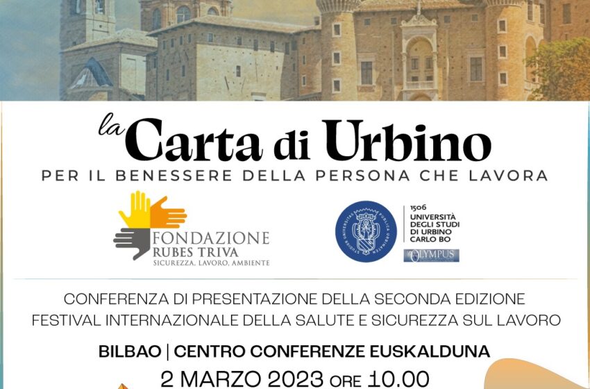 Il 2 marzo Fondazione Rubes Triva e Università di Urbino presentano la Carta di Urbino per il benessere dei lavoratori