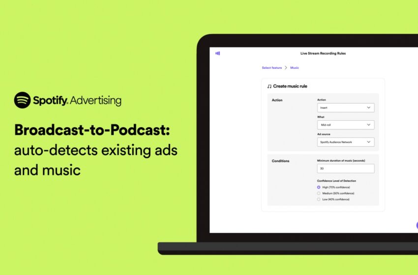 Spotify Megaphone lancia la tecnologia Broadcast to Podcast