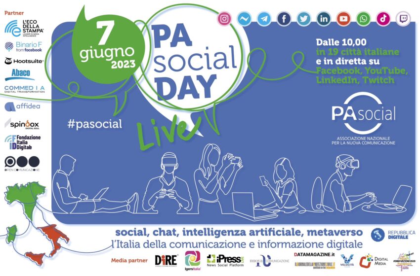  PA Social Day: il 7 giugno la sesta edizione dell’evento su comunicazione e digitale