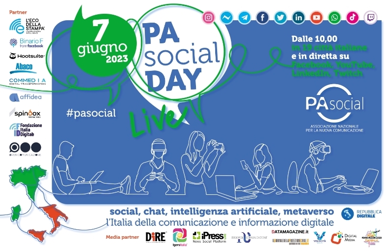 Tutto pronto per il PA Social Day: mercoledì 7 giugno la sesta edizione