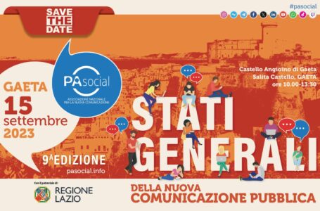 Tornano gli Stati generali della nuova comunicazione pubblica il 15 settembre a Gaeta