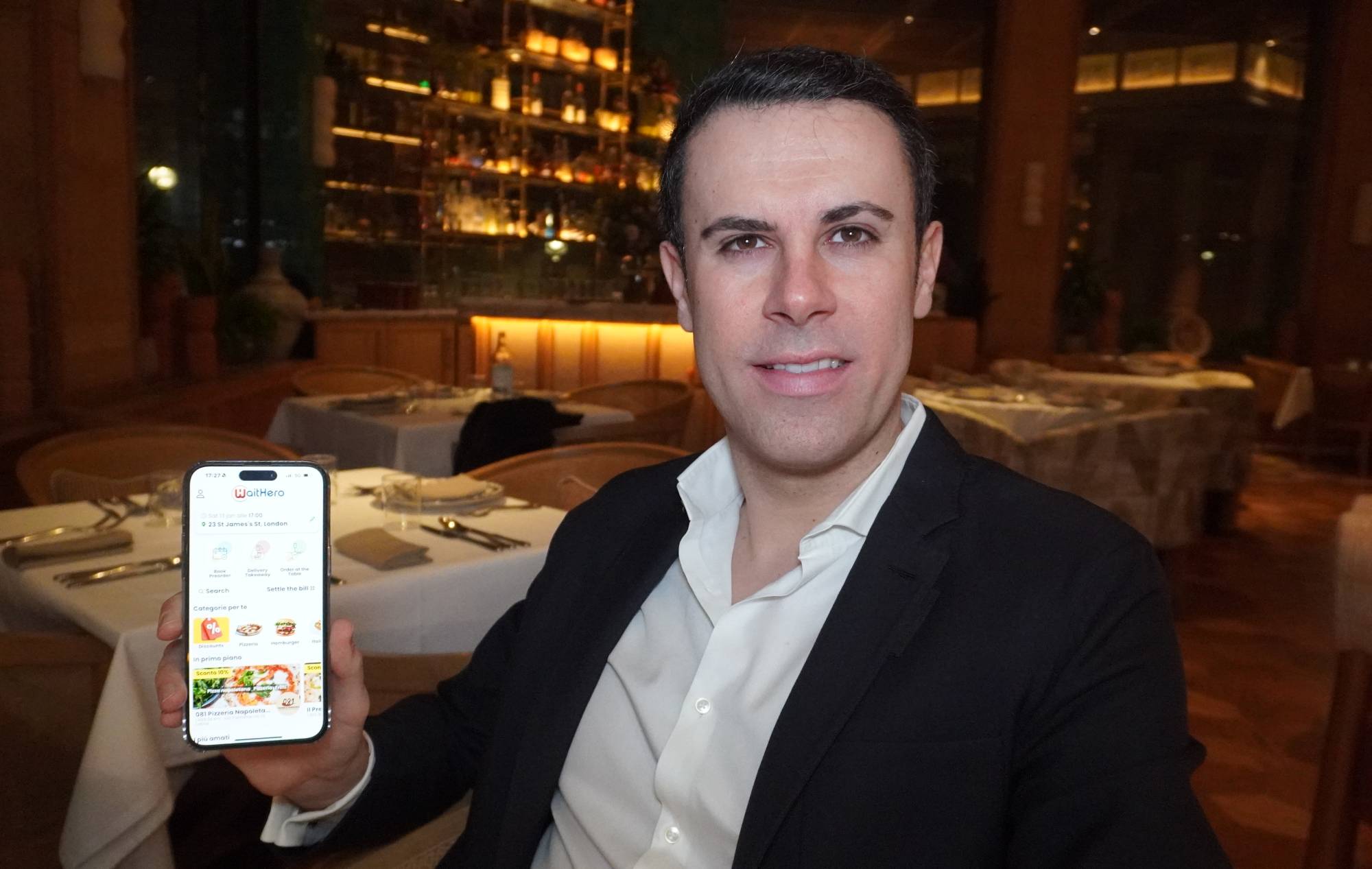la app che personalizza il menù del ristorante