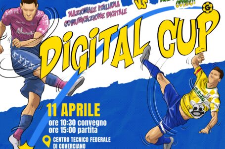 La Nazionale Italiana Comunicazione Digitale sfida la Nazionale Italiana Comici a Coverciano
