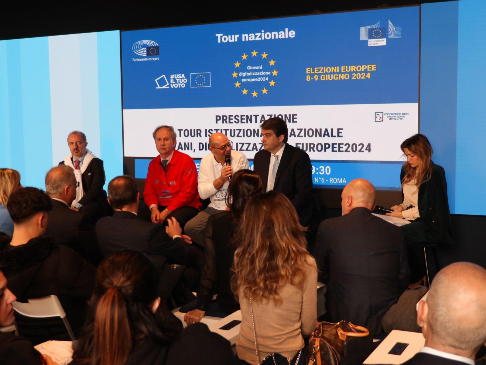Giovani, digitalizzazione, europee2024: presentato il tour nazionale organizzato dal Parlamento e Commissione Europea e Fondazione Aidr